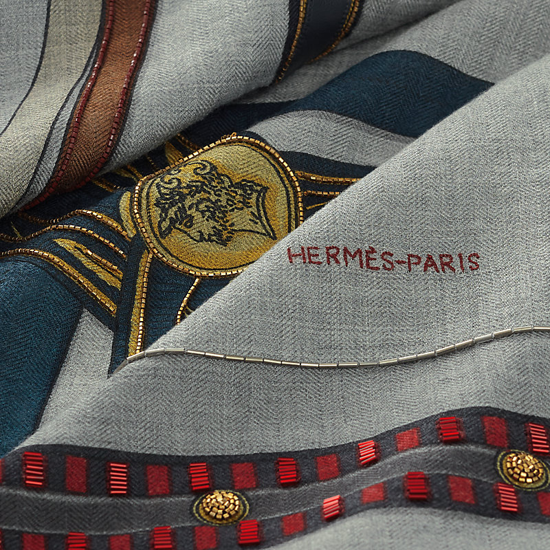 Lettres Equestres shawl 140 | Hermès USA Lettres Equestres shawl 140 | Hermès USA